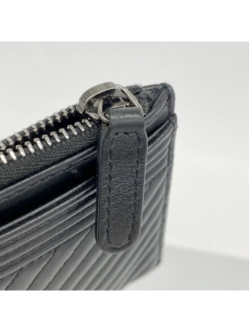 Chanel Wallet Boy Stitch Lambskin Black Silver
